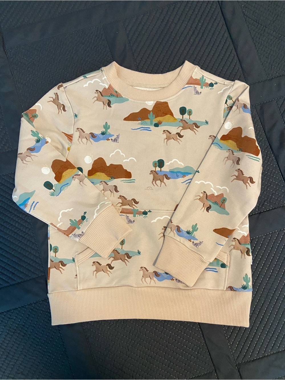 Little Sleepies ‘Trail Blazers’ Bamboo Pocket Crewneck Sweatshirt